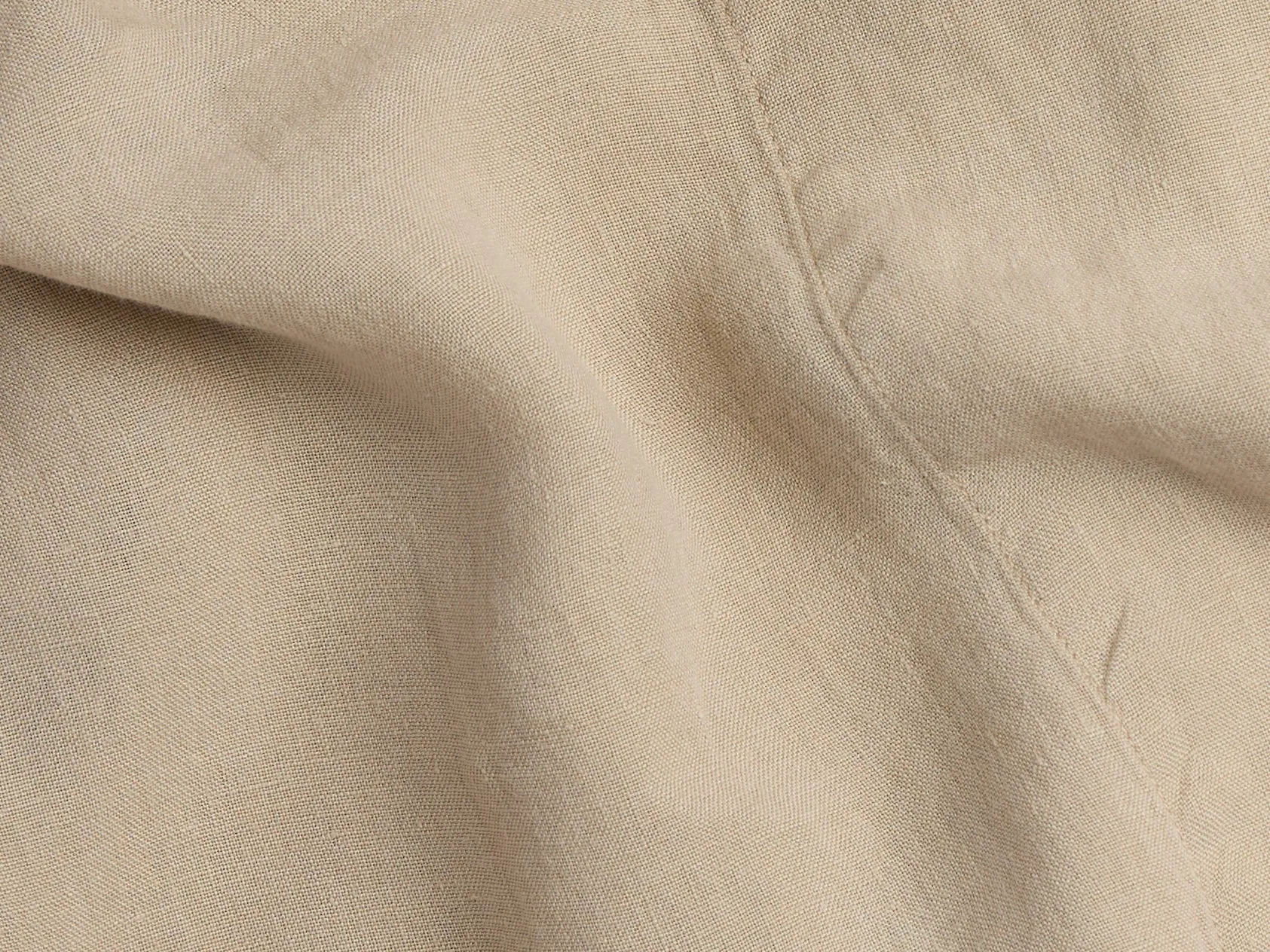 Linen Top Sheet - Toast