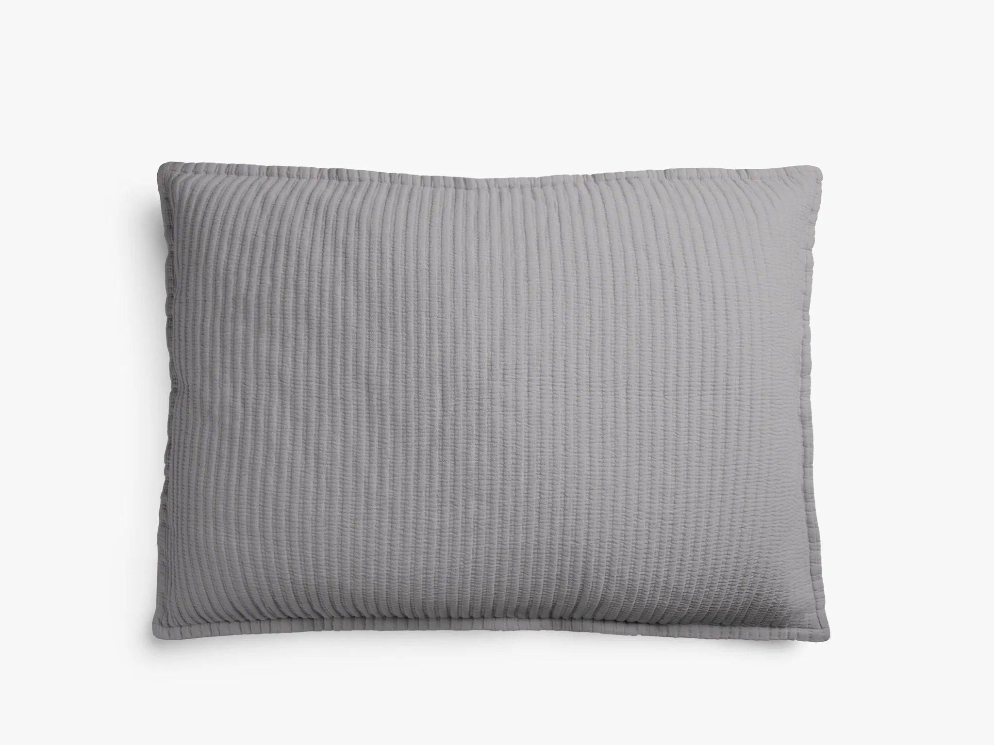 Matelasse Sham Set (Steel)