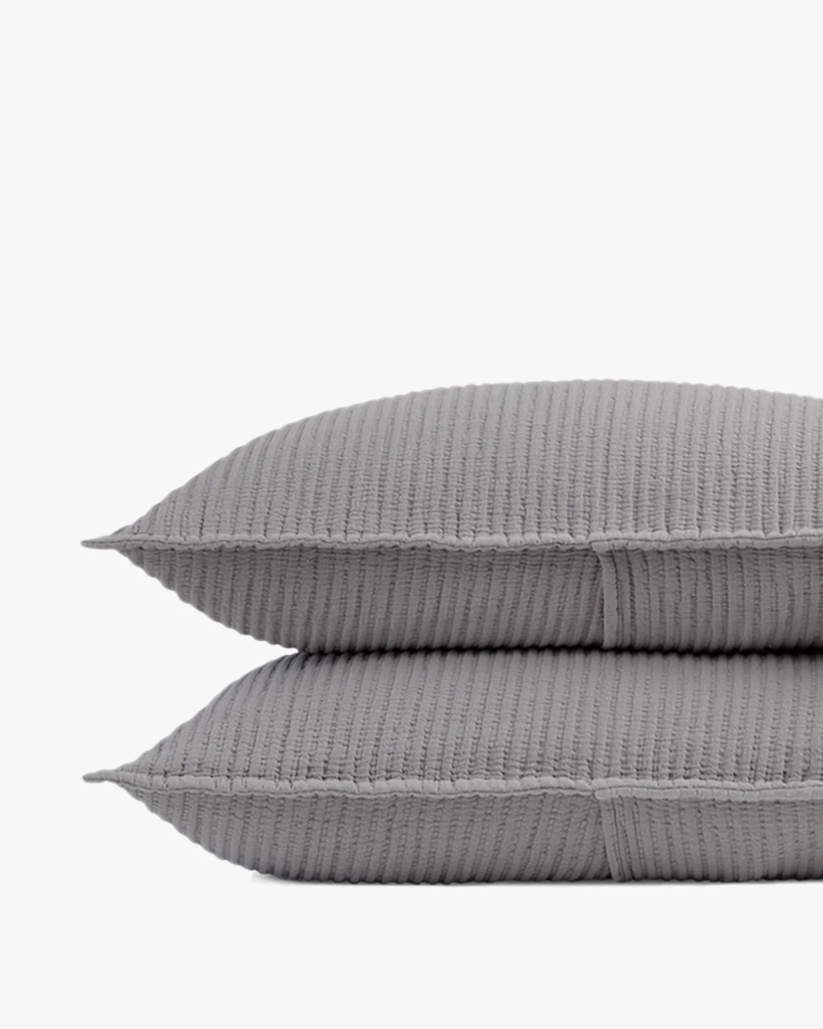 Matelasse Sham Set (Steel)