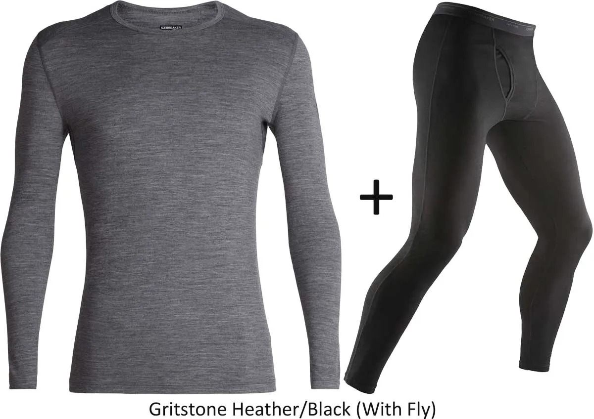 Men's Icebreaker Merino 200 Oasis Half Zip Base Layer COMBO