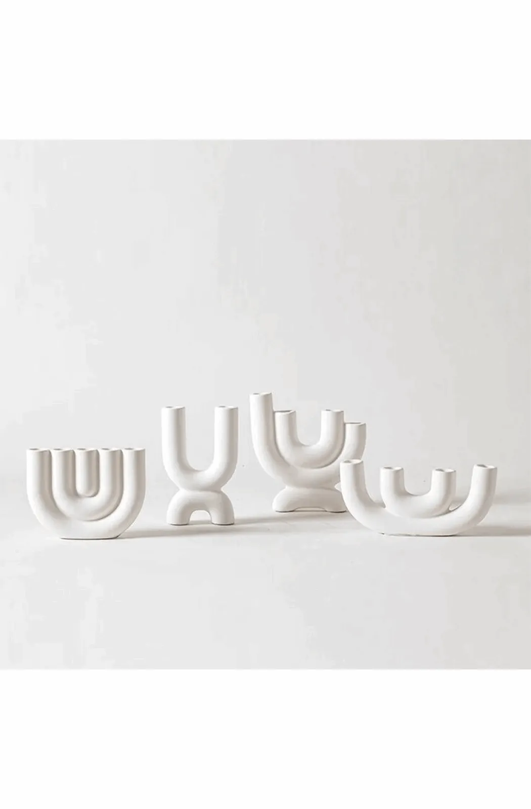 Minimalist home decor ceramic candle holder
