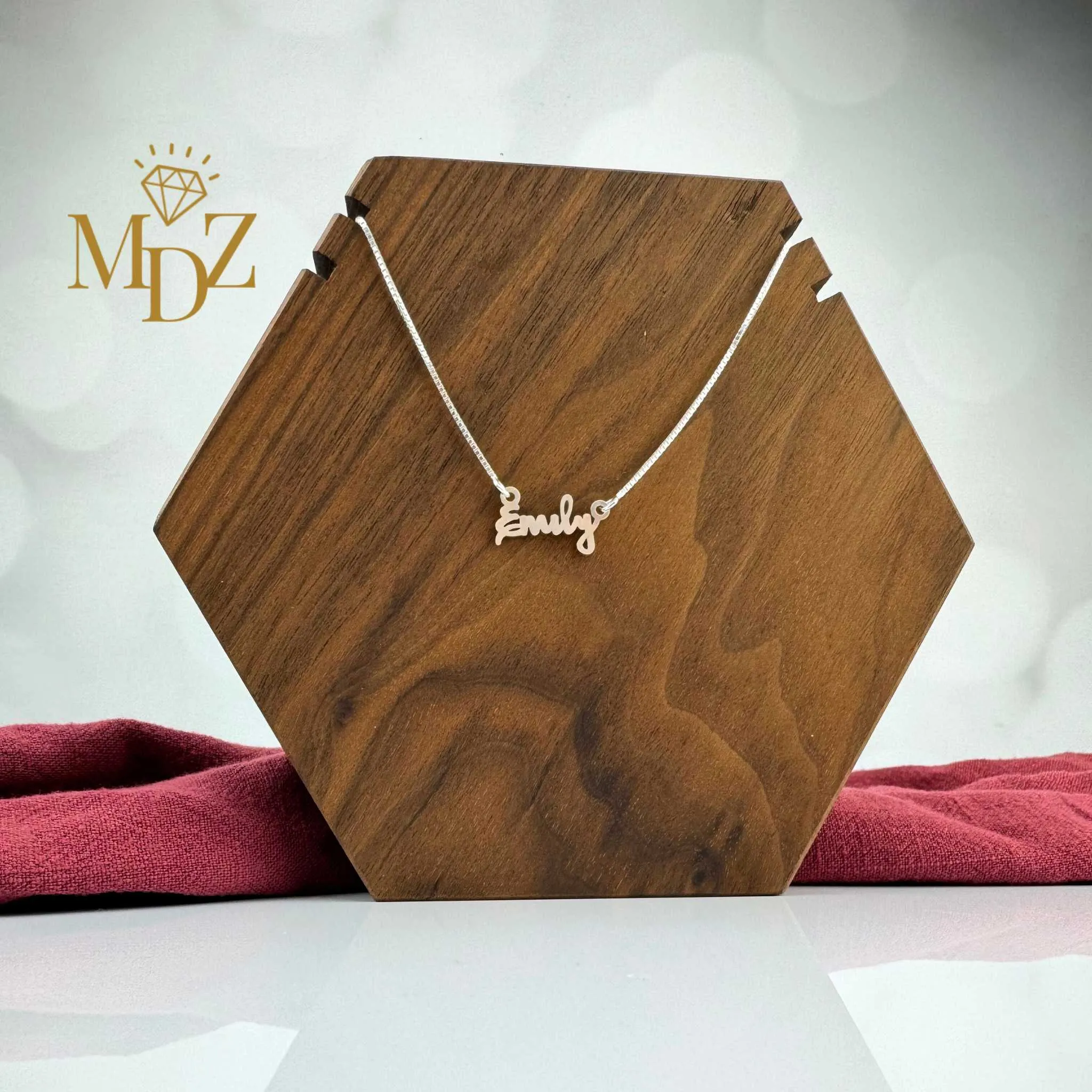 Minimalist Silver Name Necklace