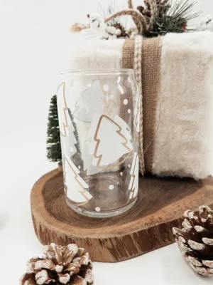 Minimalist Tree Glass Can
