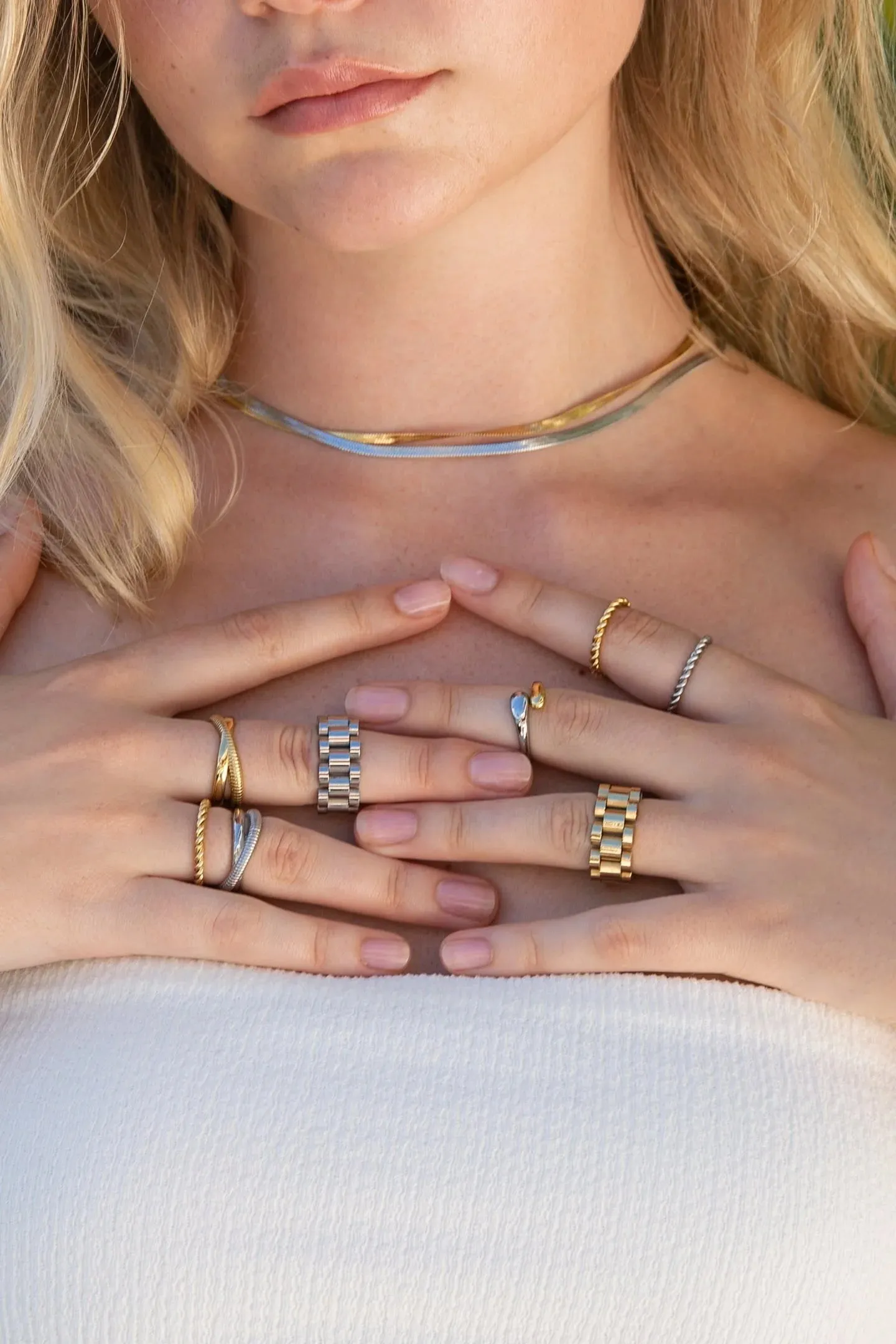Minimalist Twisted Ring | Silver