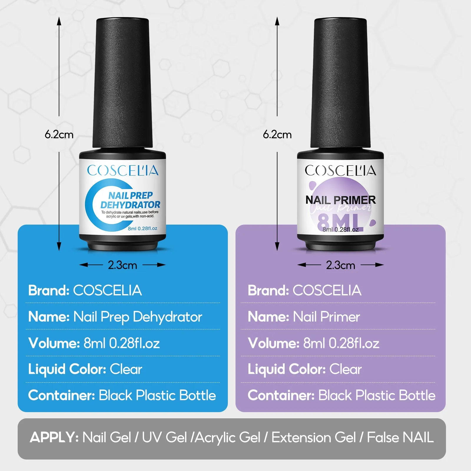 Nail Prep Dehydrator Nail Primer 1PC