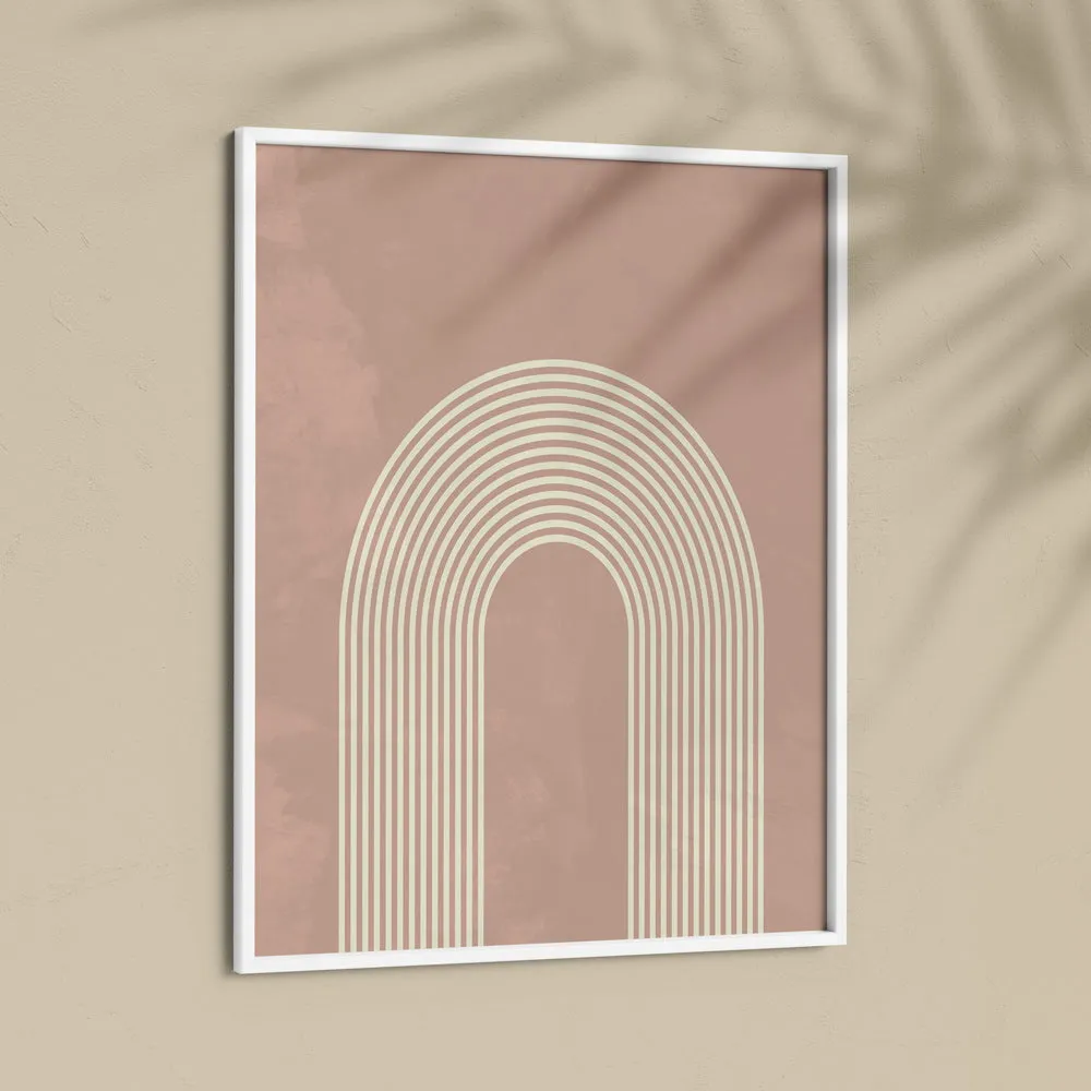 Pink Pastel Geometric