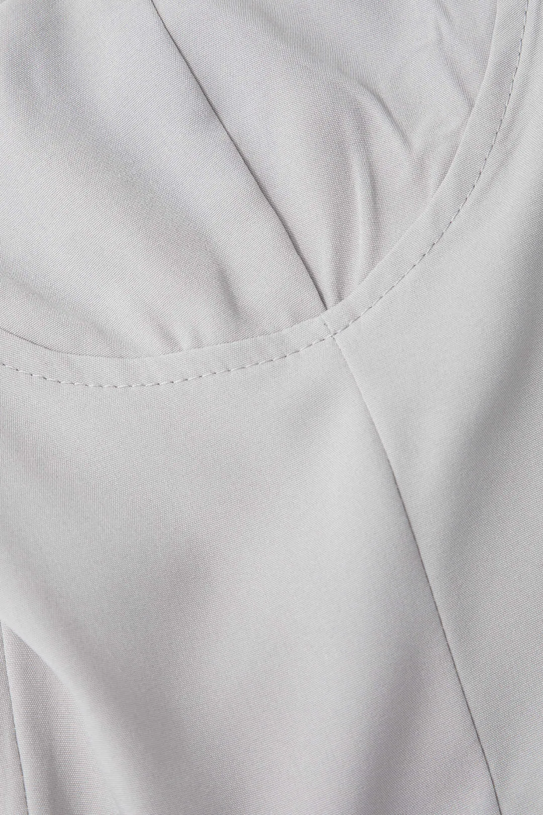 Side Pocket Midi Slip Elbise