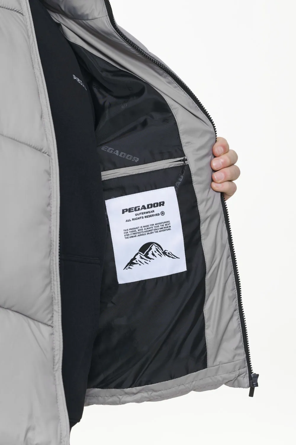 Spiller Puffer Jacket Rock Grey