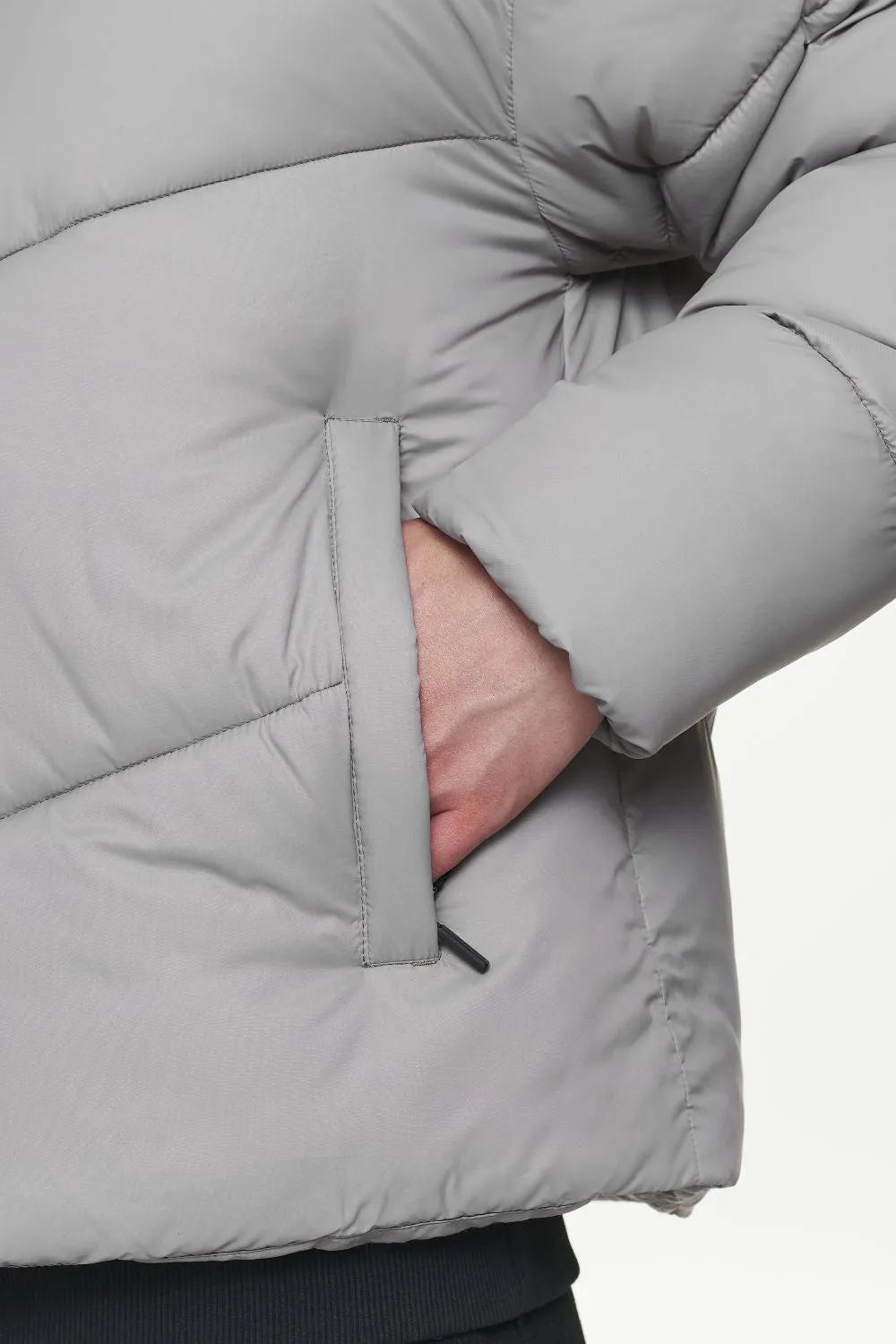 Spiller Puffer Jacket Rock Grey