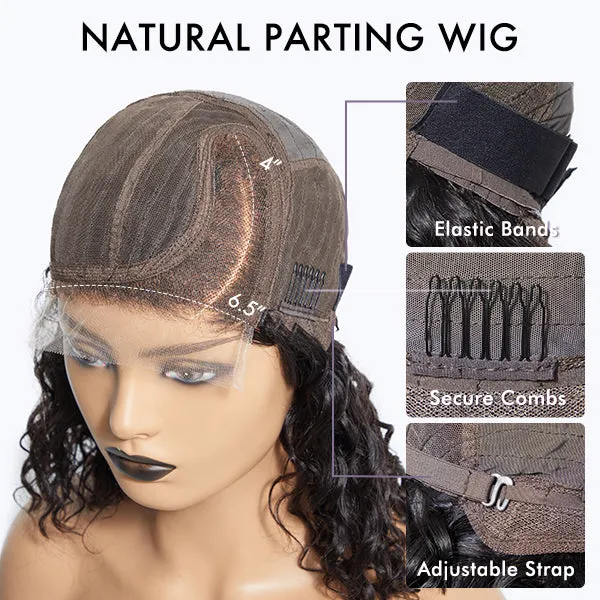 Weekly Special | Layered Cut Yaki Straight Left C Part Glueless Minimalist HD Lace Bob Wig Ready to Go